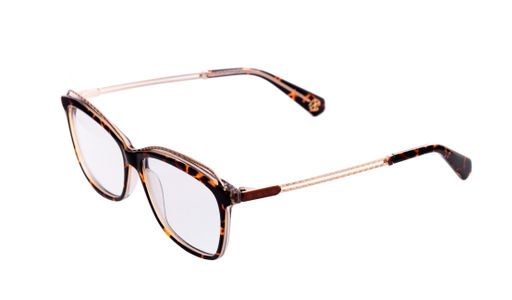A beautiful shot of optic eyeglasses on a white background