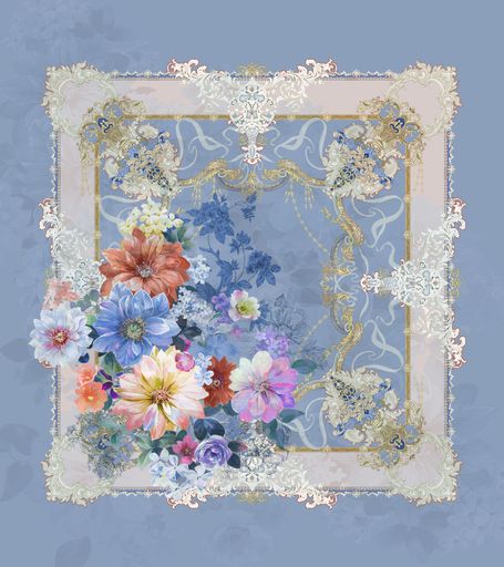 The Square watercolor pattern for textile, ceramic tiles and design.