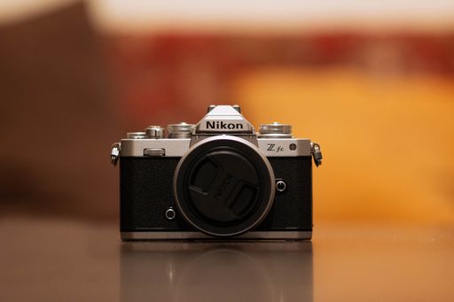A shallow focus shot of the Nikon Zfc