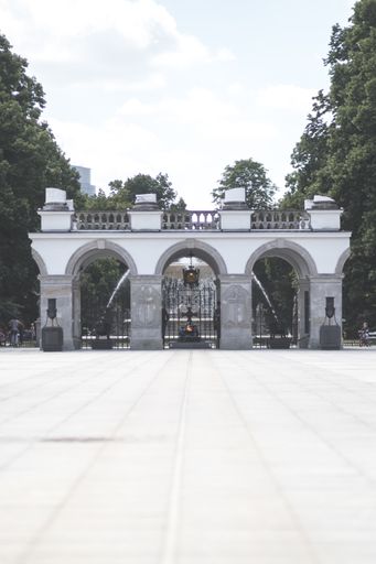 The Tomb of the Unknown Soldier in Warsaw, Poland