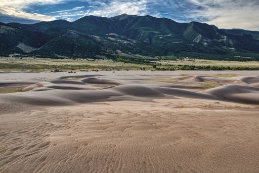 The beautiful Great Sand Dunes National Park in Colorado