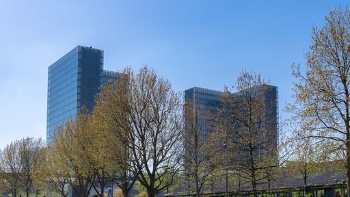 Paris, April 2, 2021, the national library, modern architecture