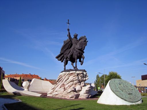 Statue of Alfonso VI, Toledo, Castilla la Mancha, Spain