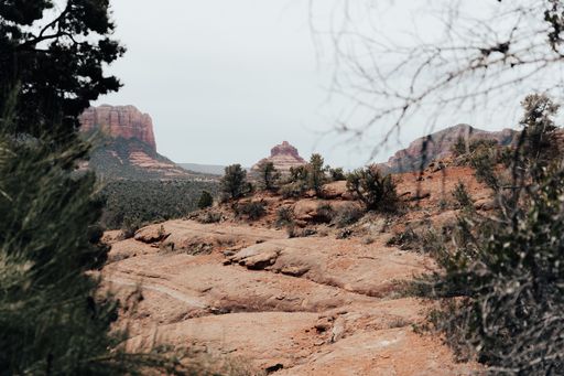 A view of Sedona, a city located on both sides of the border between Coconino and Yavapai counties in the northern Verde Valley of Arizona