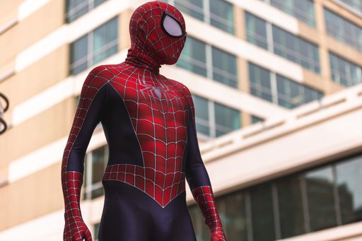 The Spider-Man in downtown Fort Worth, Texas