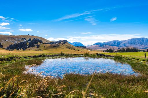 A beautiful shot of the Cave Stream Scenic Reserve in South Island, New Zealand