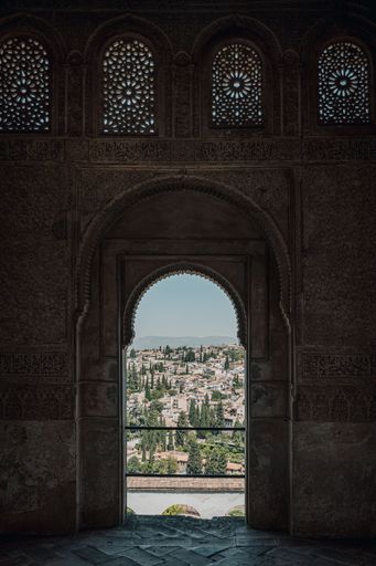 a vertical shot of anicent wall