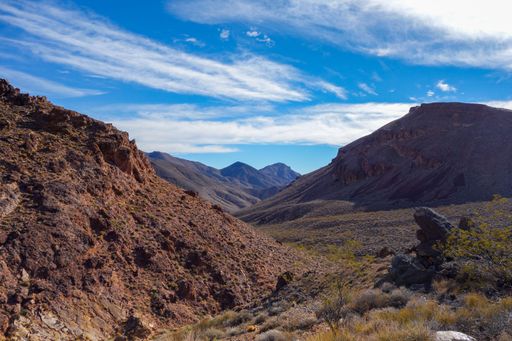 A beautiful landscape at the Death Valley National Park California Nevada
