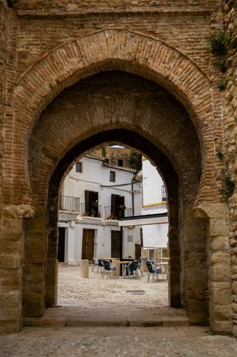 27,04,2022 ronda,malaga,spain gate of almocabar , part of the city walls