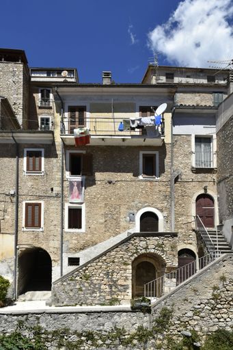 A beautiful Old houses in San Donato Val di Comino, village near Rome, Italy