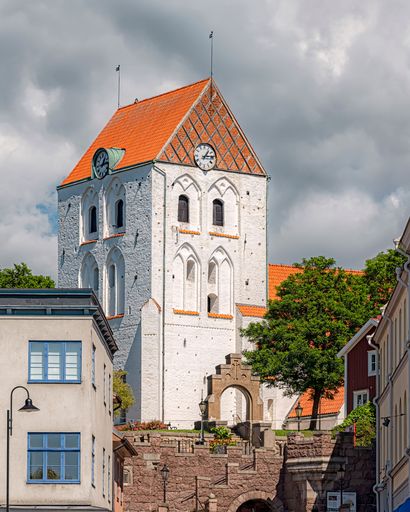 A view of the Church of the Holy Cross with its oldest parts from the end of the 12th century