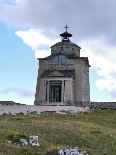 A view of the Kaiserin Elisabeth Chapel on the Hochschneeberg in Lower Austria