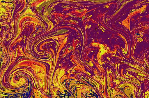 A beautiful oily painting with mixed colors - perfect for abstract art concepts