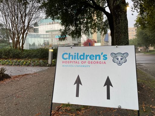 Augusta, Ga USA - 12 14 21: University Health Care of Georgia childrens center sign