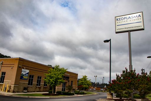 Augusta, Ga USA - 07 19 21: KedPlasma center donation center Wrightsbroro road