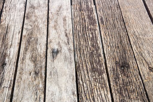 A closeup shot of a wooden deck - perfect for background or wallpaper