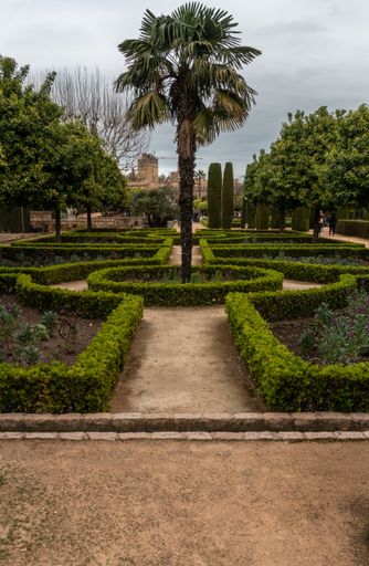 The famous historic Alcazar of Corboda Castle of Christian Monarchs in Andalusia, Spain