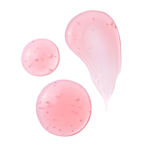A closeup shot of the face gel on a white background