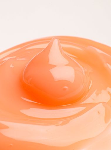 A closeup of cosmetic skin care cream moisturizer texture