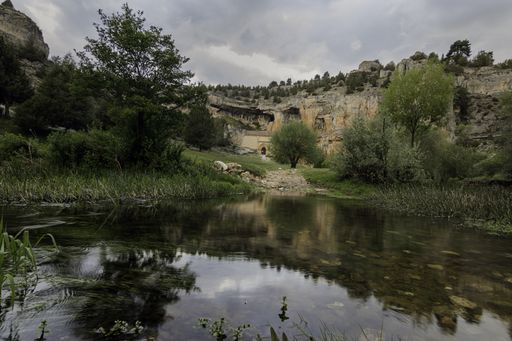 Precioso paraje del cañón del río Lobos en la provincia de Soria.