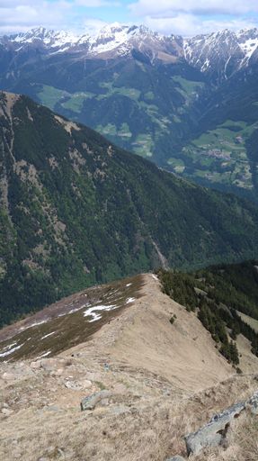 A beautiful  scenery of a mountain landscape under the sunlight