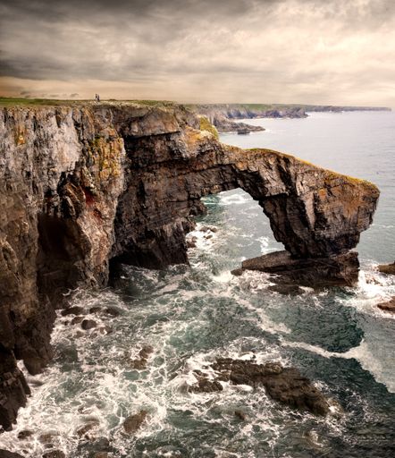 The Green Bridge of Wales, Pembrokeshire, South Wales