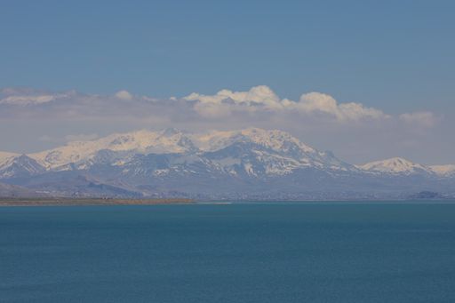 View of Mount Ararat from Mount Tendurek.nTurkey / Mountains Landscape .