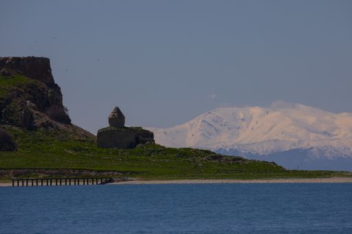 View of Mount Ararat from Mount Tendurek.nTurkey / Mountains Landscape .