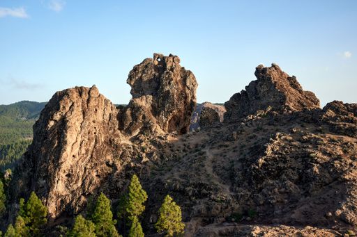 The breathtaking views from El Roque Nublo Natural Park in Gran Canaria, Spain