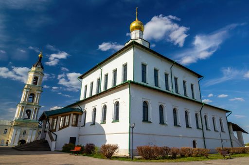 A beautiful view of the Epiphany Staro-Golutvin Monastery in the city of Kolomna