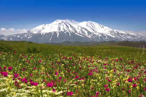 Mount Agri Ararat. Anatolia, climber.  Mount Ararat and its view - Ağrı / Turkey