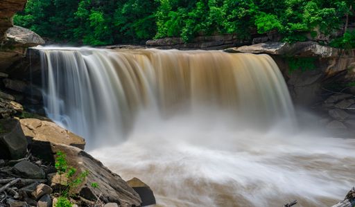 A scenic view of the Cumberland Falls in Kentucky