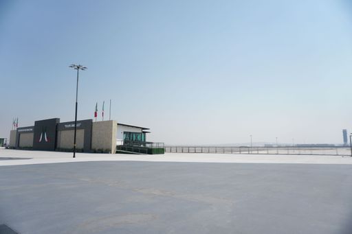The new AIDA Aeropuerto Internacional Felipe Angeles airport building in Tecamac, Mexico