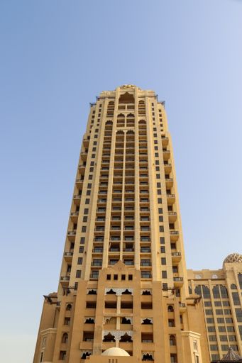 Luxury modern skyscrapers in the center of Dubai city, United Arab Emirates