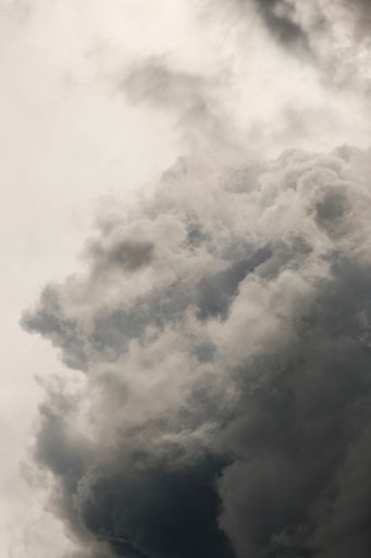 A beautiful view of the gray rainy cloudy sky - good for wallpapers