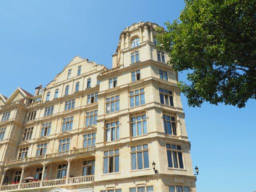 Empire Hotel, Bath, Somerset, England. June 24, 2020. The hotel is a Grade II listed building.
