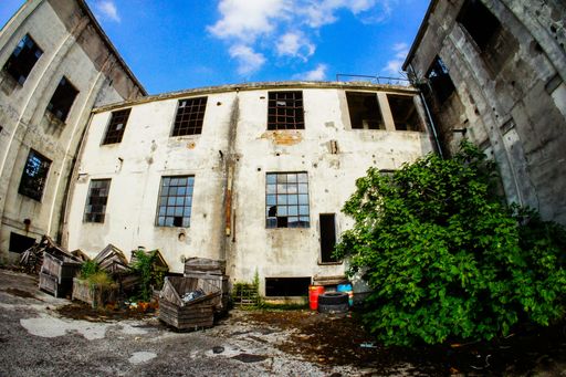 Abandoned Old Ruined Industrial Plant in Veneto Italy