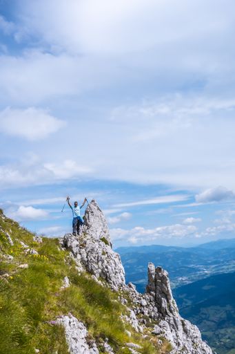 A Mount Aizkorri the highest in Guipuzcoa