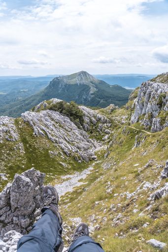 A Mount Aizkorri the highest in Guipuzcoa