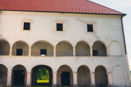 The exterior of te old castle in Bela, Zagorje, Croatia