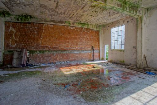 Abandoned Old Ruined Industrial Plant in Veneto Italy