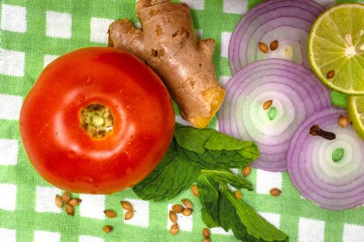 vegetables ingredients south indian food photography for restaurant