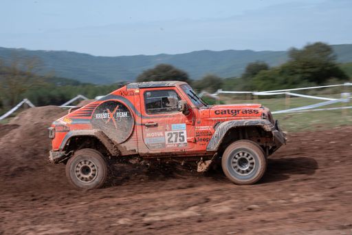 Jeep Rubicon prepared for the Dakar Rally