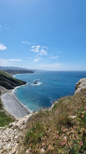 A vertical shot of the Asturias Natural Paradise in the North of Spain