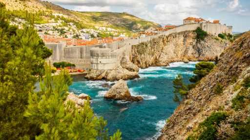 The beautiful scenery of the Juego de tronos in Dubrovnik, Croatia during the daytime
