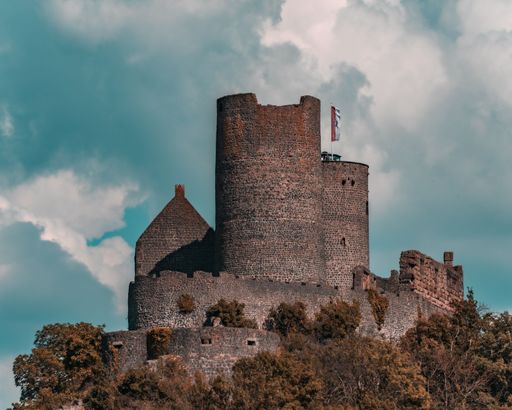 A mesmerizing shot of The Castle of Loarre on top of a hill, Huesca, Spain