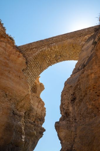 A vertical shot of the rocky coast in Lagos, Portugal