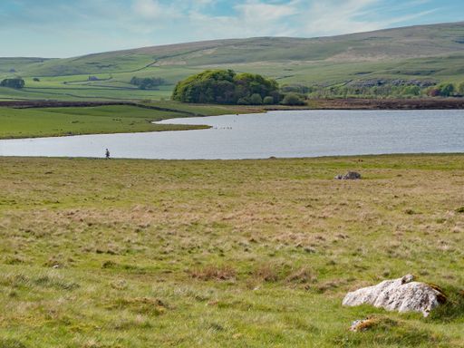 landcape of the Malham Tarn in  north yorkshire