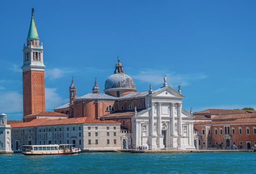 A beautiful shot of the Church of San Giorgio Maggiore in Venice, Italy