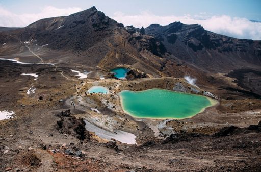 A beautiful shot of an oasis in Tongariro National Park in Otukou New Zealand